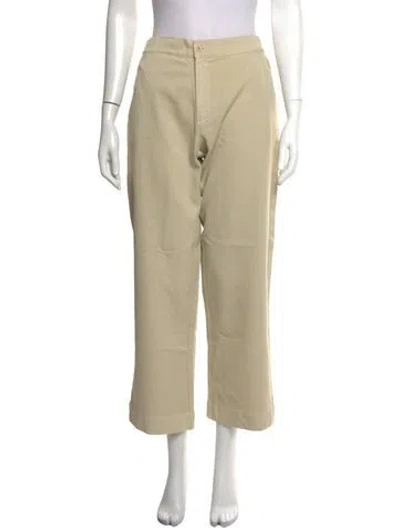 Pre-owned Labo.art Straight Leg Pants In Neutrals