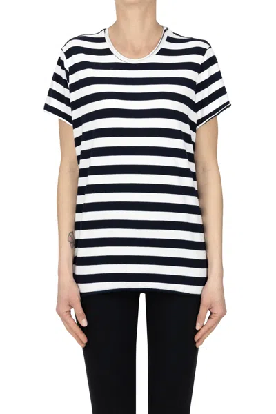 Labo.art Striped Cotton T-shirt In Multi