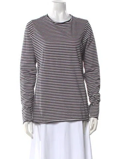 Pre-owned Labo.art Striped Crew Neck T-shirt In Multi