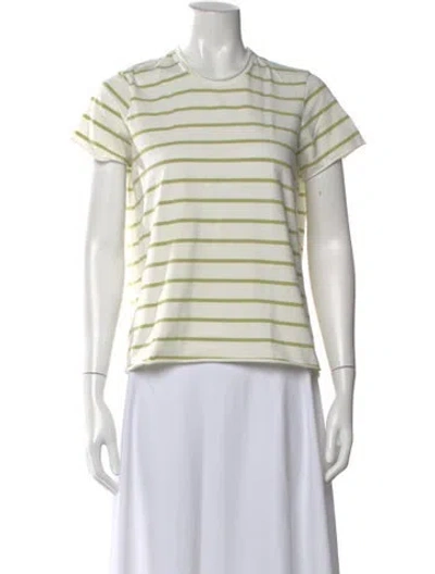 Pre-owned Labo.art Striped Crew Neck T-shirt In Neutral