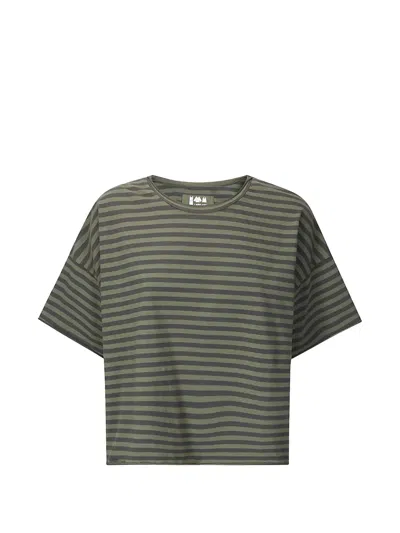 Labo.art Striped T-shirt In Green