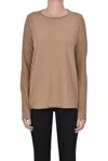 Labo.art Sweatshirt Style Wool T-shirt In Brown