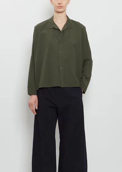 Labo.art Tina Light Cotton Shirt In Green
