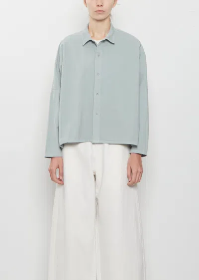 Labo.art Tina Sarca Cotton Shirt In Surf