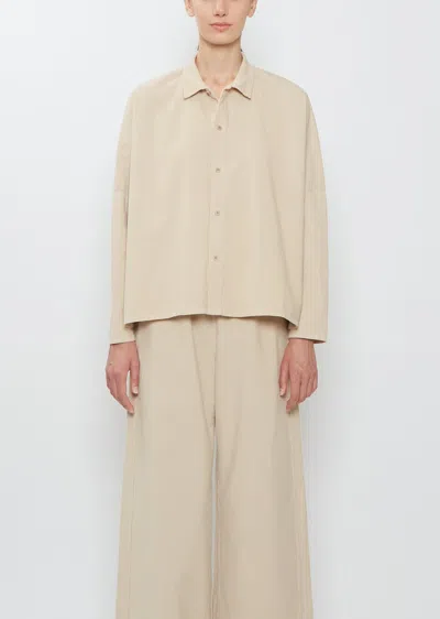 Labo.art Tina Sarca Cotton Shirt In Tapioca