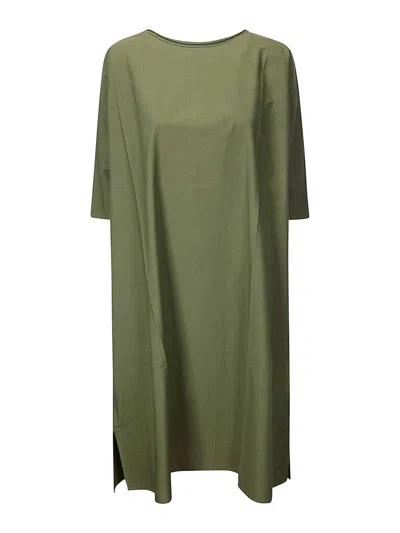 Labo.art Vestido Midi - Verde Oscuro In Green