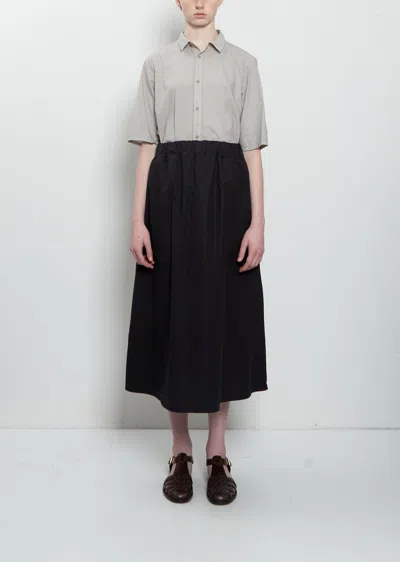 Labo.art Vetro Clara Poplin Skirt In Black