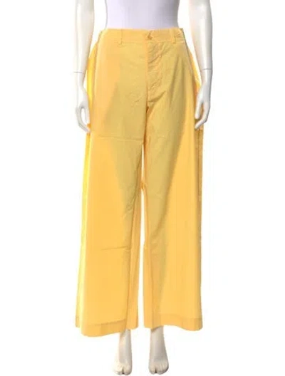 Pre-owned Labo.art Wide Leg Pants W/ Tags In Yellow