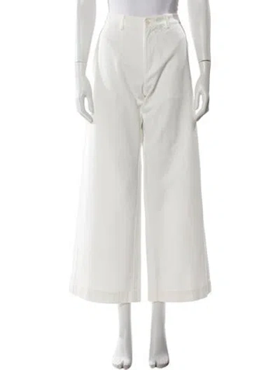 Pre-owned Labo.art Wide Leg Pants In White