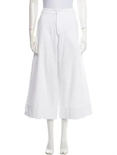 Pre-owned Labo.art Wide Leg Pants In White