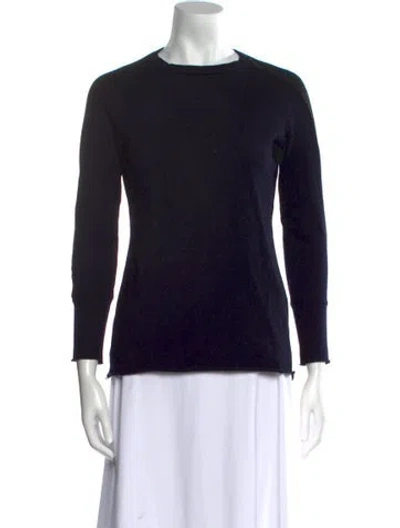 Pre-owned Labo.art Wool Crew Neck Sweater In Black