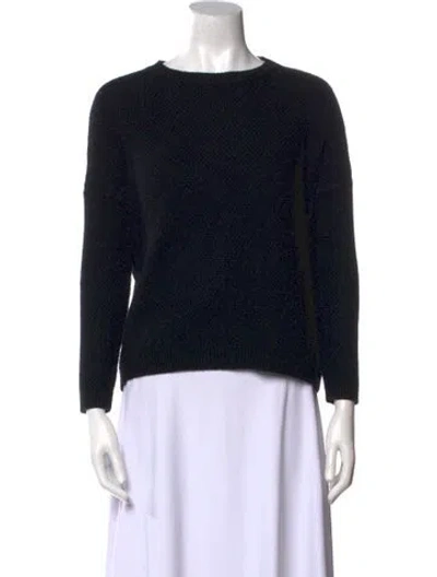Pre-owned Labo.art Wool Crew Neck Sweater In Black