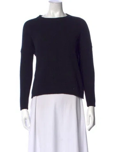 Pre-owned Labo.art Wool Crew Neck Sweater In Blue