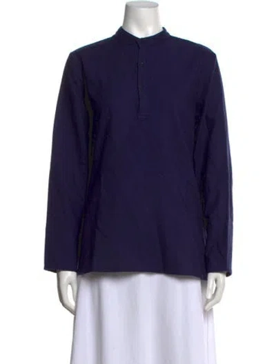 Pre-owned Labo.art Wool Long Sleeve Top In Blue