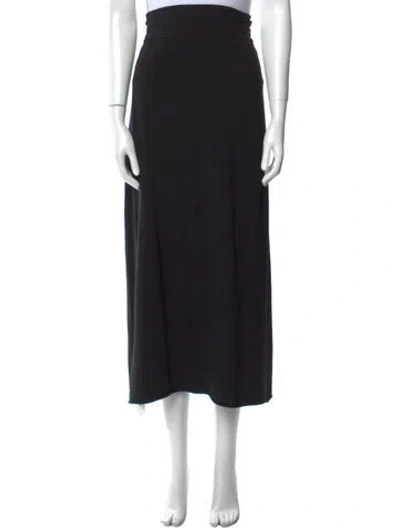 Pre-owned Labo.art Wool Midi Length Skirt In Blue