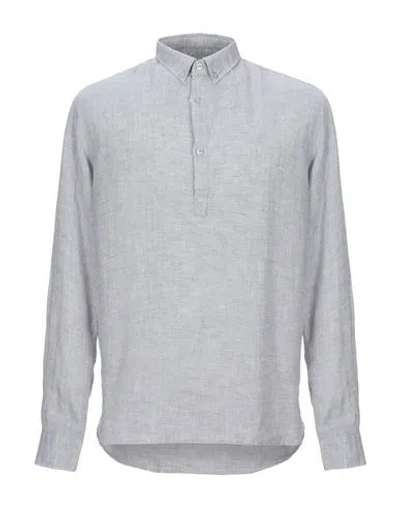 Laboratori Italiani Man Shirt Grey Size L Linen