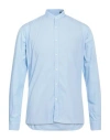 Laboratori Italiani Man Shirt Light Blue Size M Cotton
