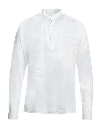 Laboratori Italiani Man Shirt White Size M Linen