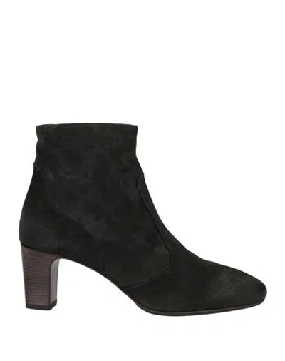 Laboratorigarbo Woman Ankle Boots Black Size 5.5 Leather