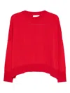 Laboratorio Capri Knitted Sweater In Red