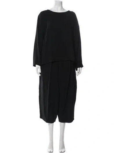 Pre-owned Laboratorio Capri Pant Set In Black
