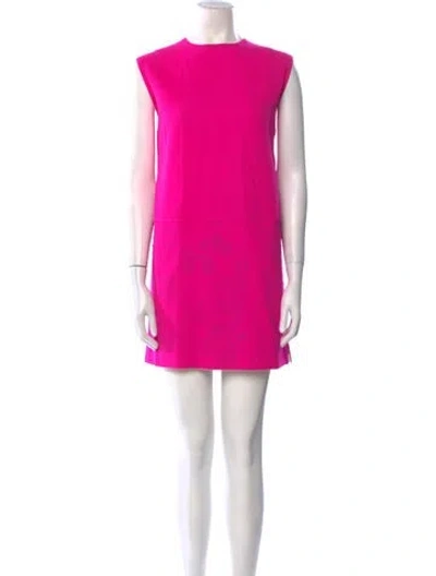 Pre-owned Laboratorio Capri Silk Mini Dress In Pink