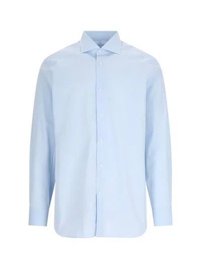 Laboratorio Del Carmine Classic Shirt In Light Blue