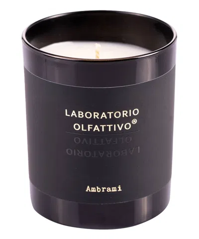 Laboratorio Olfattivo Ambrami Scented Candle 180 G In Black