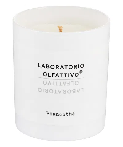 Laboratorio Olfattivo Biancothè Scented Candle 180 G In White