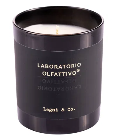 Laboratorio Olfattivo Legni &amp; Co Scented Candle 180 G In Black