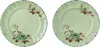 Laboratorio Paravicini Green Lisa Corti Edition Camelia Celadon Dessert Plate Set In Vernda Camlia Celdn