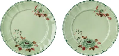 Laboratorio Paravicini Green Lisa Corti Edition Camelia Celadon Dessert Plate Set