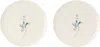 Laboratorio Paravicini Off-white Bloom Iris Dinner Plate Set In Bloom Iris