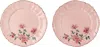 Laboratorio Paravicini Pink Lisa Corti Edition Pesco Rosa Dinner Plate Set In Veranda Pesco Rosa