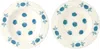 Laboratorio Paravicini Ssense Exclusive White Daisy Bowl Set In Daisy Blue/brown
