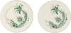 Laboratorio Paravicini White Gardens 08 Dinner Plate Set In Gardens 08