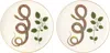 Laboratorio Paravicini White Serpi 07 Dinner Plate Set In Serpi 07