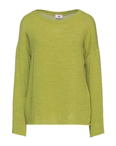 Laboratorio Woman Sweater Lime Green Size 2 Wool, Viscose