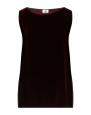 Laboratorio Woman Top Burgundy Size 4 Silk, Viscose In Black