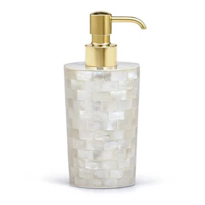 Labrazel Agate Pump Dispenser In Ivory-unpl Brs