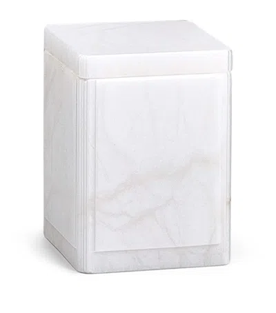 Labrazel Alabaster Claudia Bath Canister In White