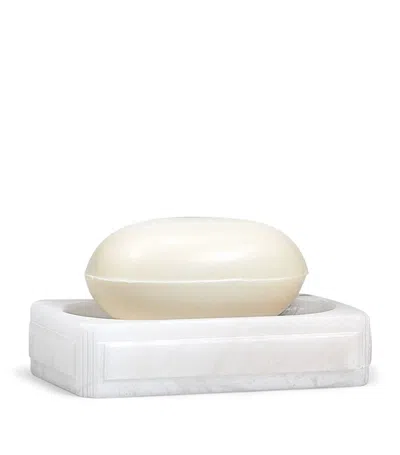 Labrazel Alabaster Claudia Soap Dish (14cm X 10cm) In White