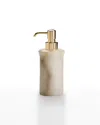 Labrazel Alisa Alabaster Pump Dispenser, Cream In Cream