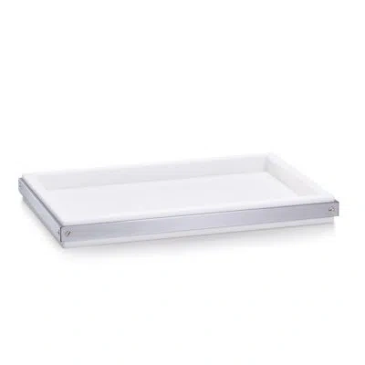 Labrazel Allegato Chrome Tray In White