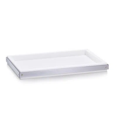 Labrazel Allegato Chrome Tray In White