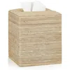 Labrazel Araba Raffia Tissue Box Cover In Brown