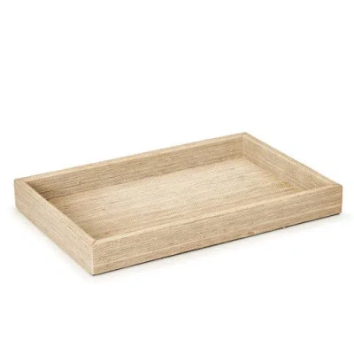 Labrazel Araba Raffia Tray In Brown