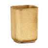 Labrazel Ava Gold Tone Brush Holder In Gold Leaf