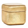 Labrazel Ava Gold Tone Canister In Gold Leaf