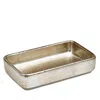 Labrazel Ava Gold Tone Towel Tray In Silver